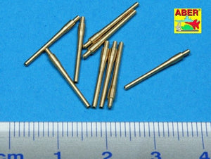 Aber 1/700L-12 Set of 9 pcs 406 mm short barrels for ships: North Carolina, Washington 1/700 – image 2