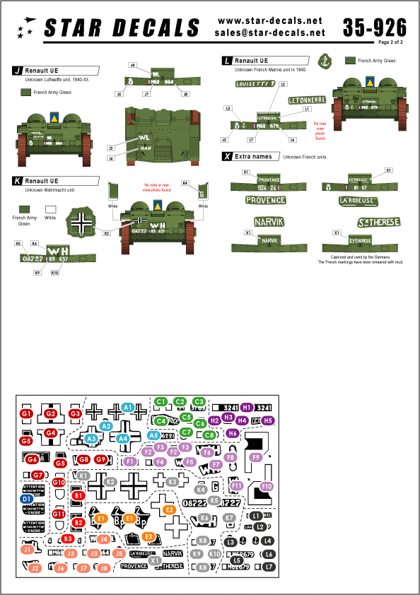 Star Decals 35-926 Renault UE 1/35 – image 2
