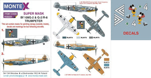 Montex K32231 Bf 109G-2 &amp;amp; G-2/R-6 1/32