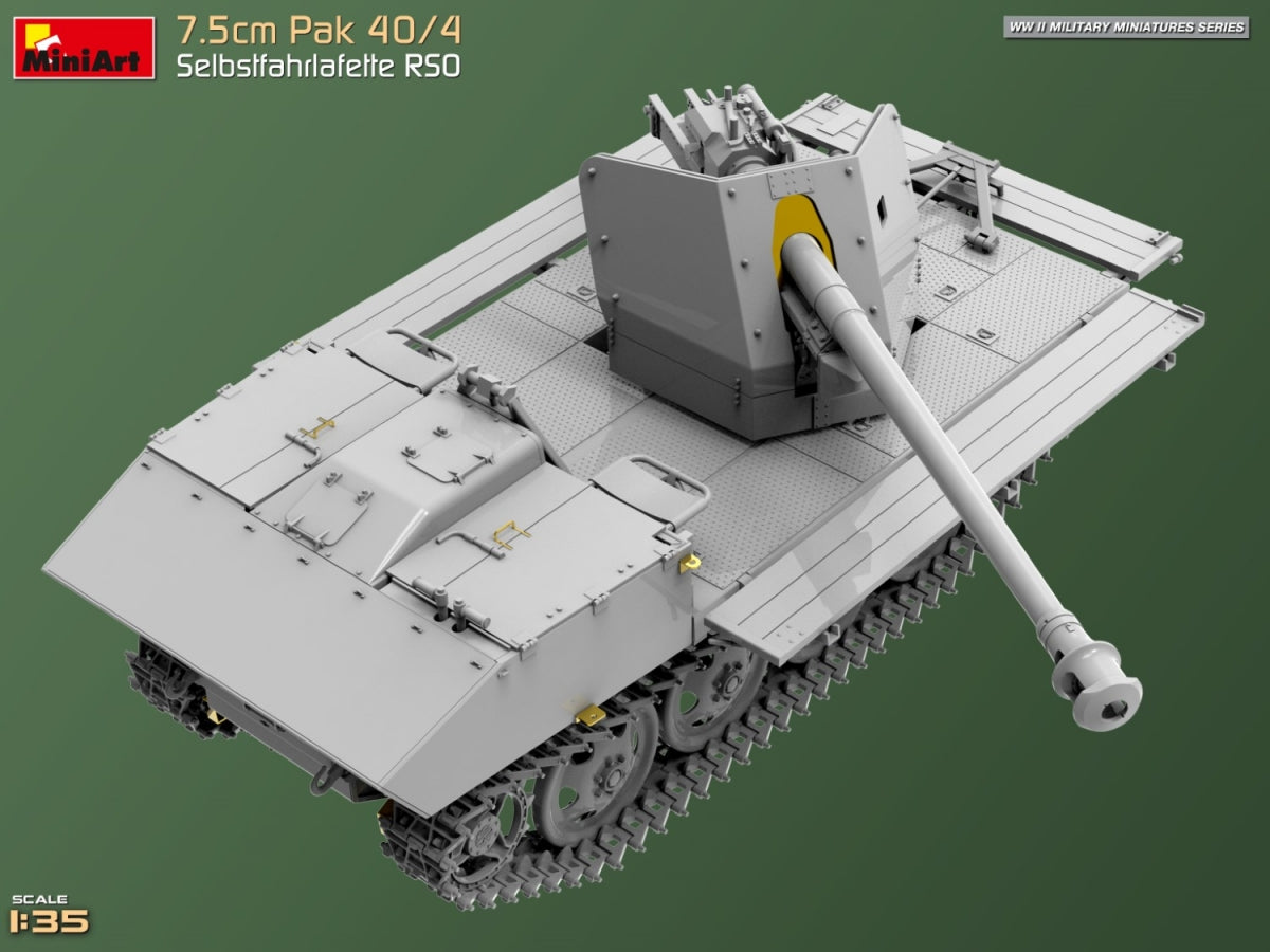 MiniArt 35483 7.5cm Pak 40/4. Selbstfahrlafette RSO 1/35 – zdjęcie 8