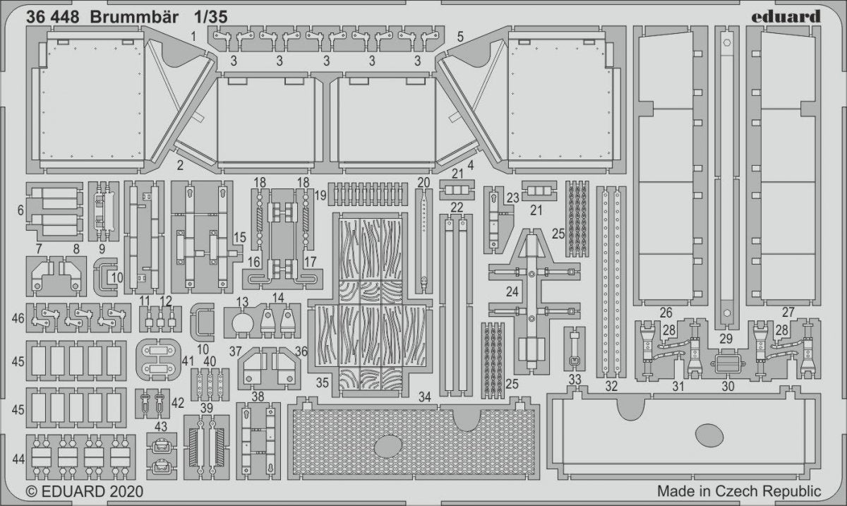 Eduard BIG3599 Brummbär 1/35 for Academy – zdjęcie 3