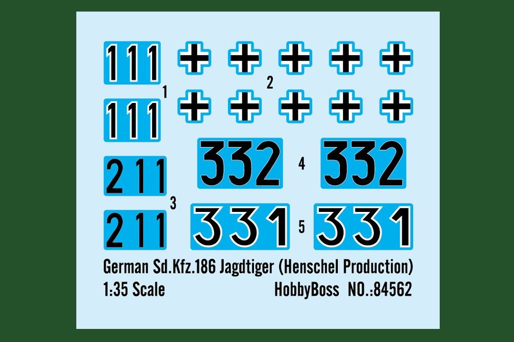 Hobby Boss 84562 German &amp;quot;Tiger&amp;quot; tank destroyer (Henschel type) 1/35 – image 3