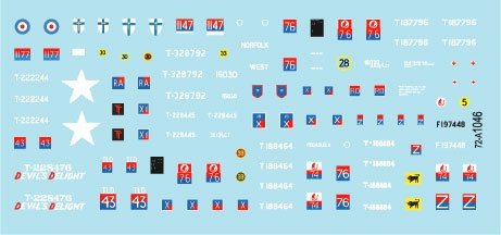 Star Decals 72-A1046 Royal Artillery # 2. 75th D-Day Special. OP Tanks - Sherman, Cromwell and Humber SC 1/72 – Bild 3