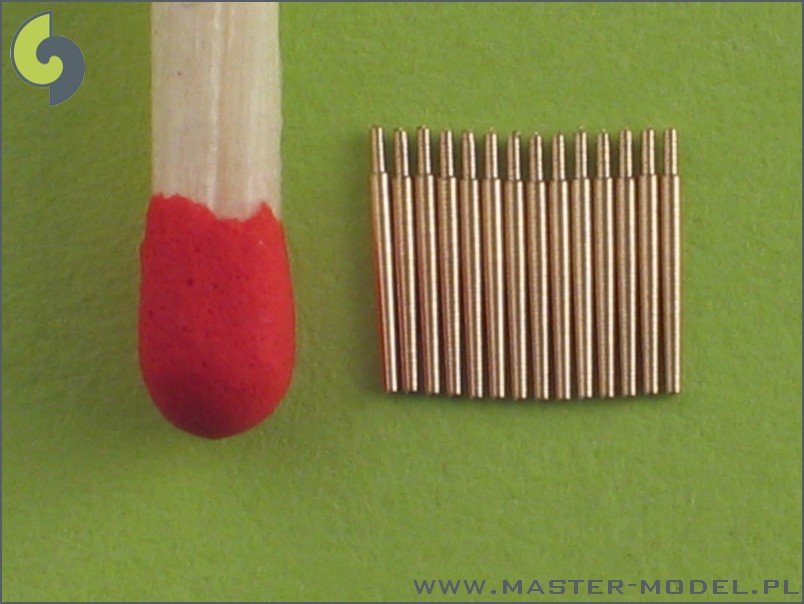 Master SM-700-017 USN 5in/25 (12.7 mm) barrels (14pcs) - many USN battleship and cruiser classes in 1920s to 1940s – zdjęcie 4