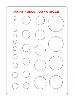 Pochoir Paint Forge PFST007L - Cercle – image 2