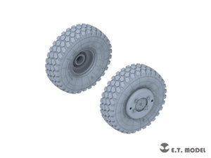 E.T. Model P35-126 Modern U.S. M1070 Truck Tractor Sagged Wheels for Hobby Boss kit 1/35 – zdjęcie 2