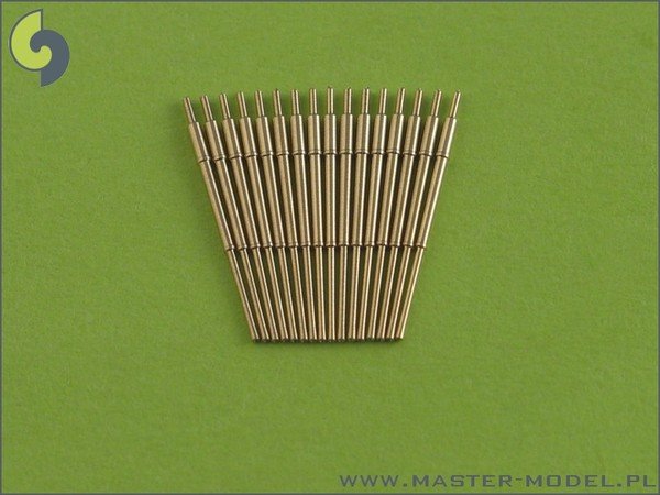 Master SM-700-012 British 5.25in (133mm) QF Mark I barrels (16pcs) - King George V, Dido and Vanguard classes