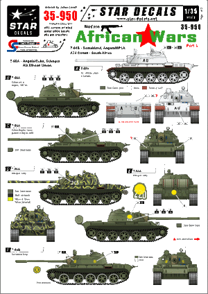 Star Decals 35-950 Modern African Wars 1 1/35