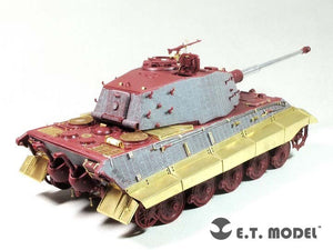 E.T. Model EA35-121 WWII German King Tiger Fender &amp;amp; Side Skirts For Meng Kit 1/35 – zdjęcie 3