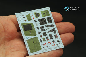 Quinta Studio QD32216 P-39Q/N Airacobra 3D-Printed coloured Interior on decal paper (KittyHawk) 1/32 – zdjęcie 3