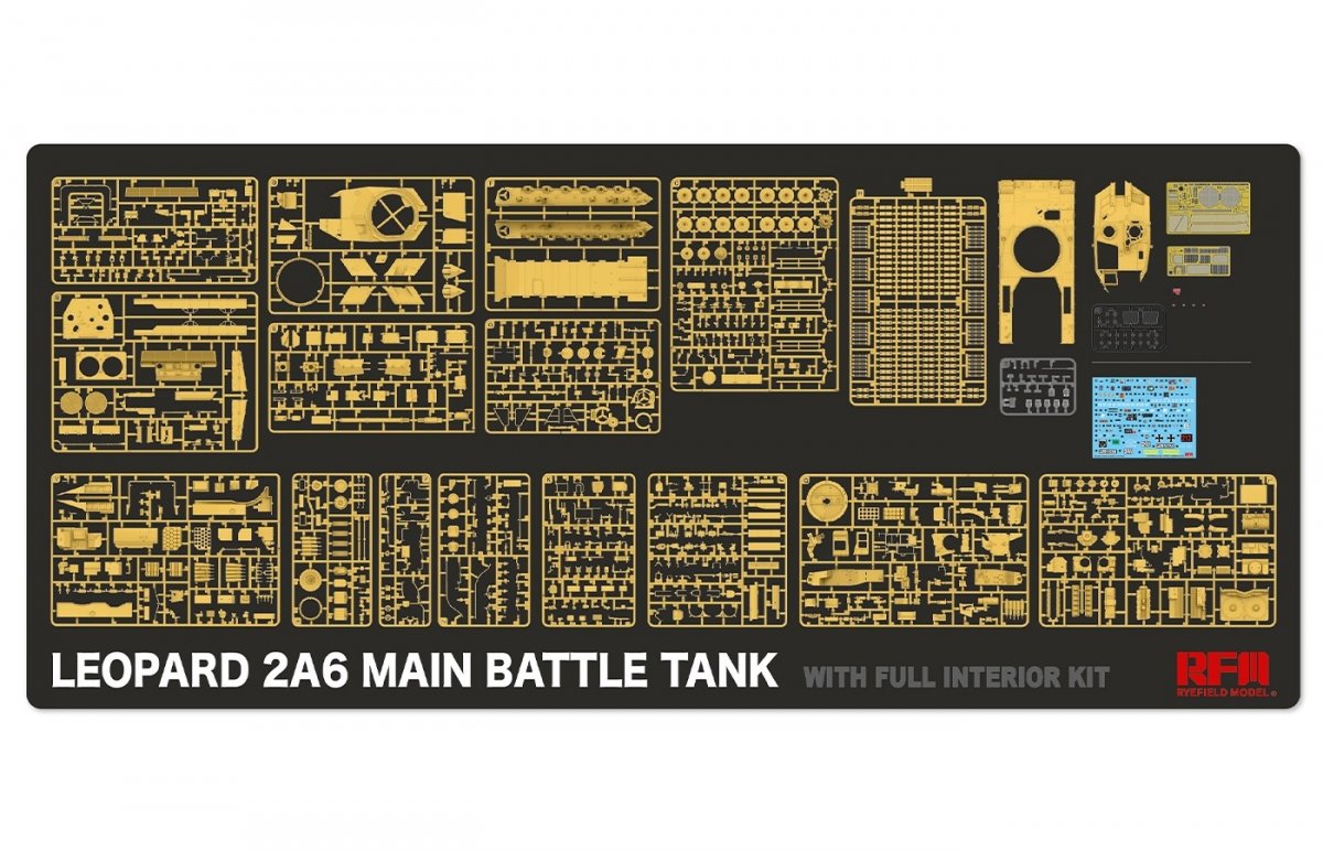 Rye Field Model 5066 Leopard 2 A6 - FULL INITERIOR 1/35 – zdjęcie 2
