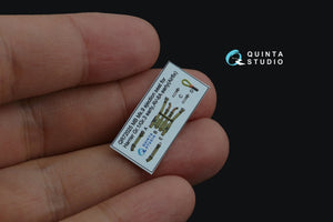 Quinta Studio QD72126 AV-8A early 3D-Printed coloured Interior on decal paper (Airfix) 1/72 – zdjęcie 8