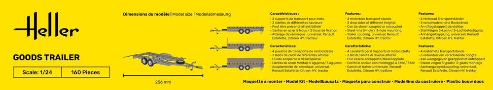 Heller 80778 Goods Trailer 1/24 – zdjęcie 3