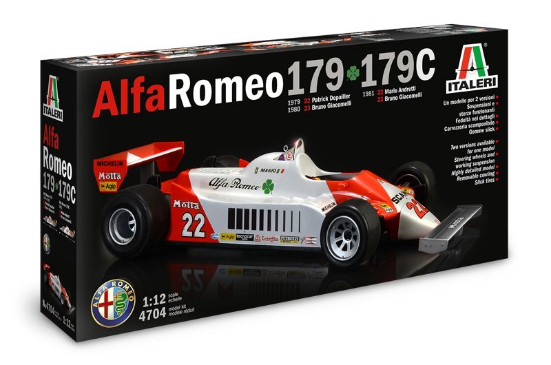 Italeri 4704 ALFA ROMEO 179 - 179C 1/12