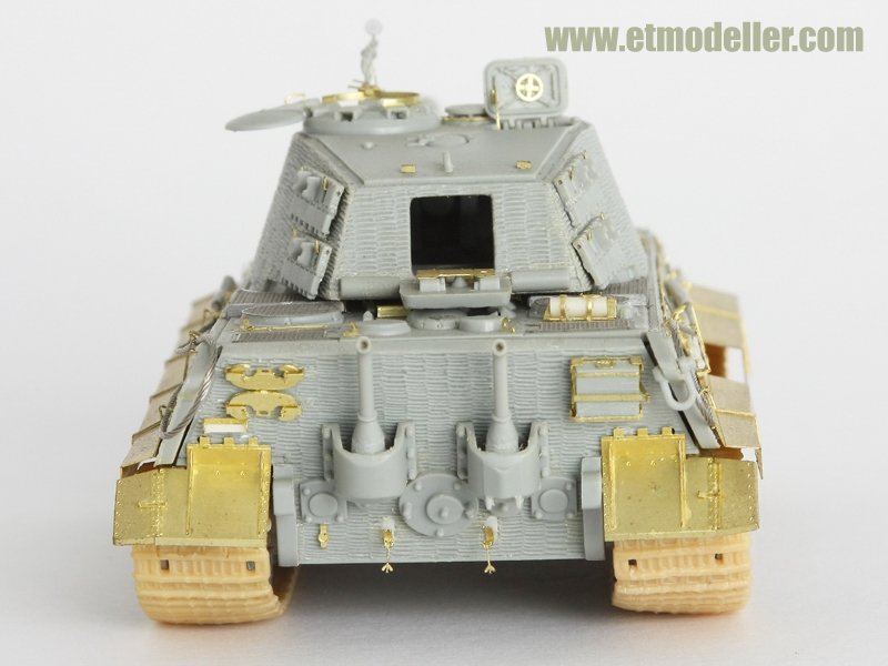 E.T. Model E72-004 WWII German KING TIGER (Henschel Turret) For DRAGON 7240 1/72 – zdjęcie 4