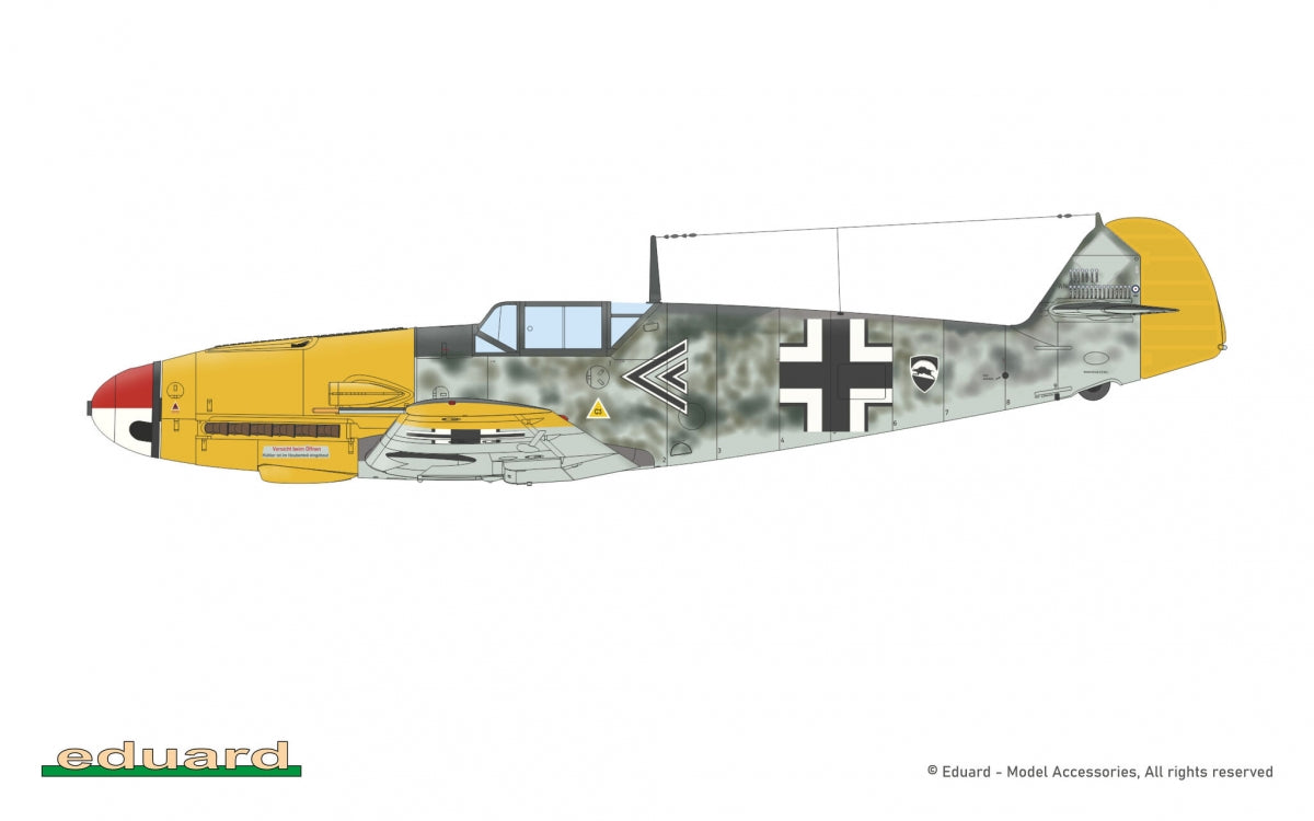 Eduard 7474 Bf 109F-2 - The Weekend Edition 1/72 – zdjęcie 5