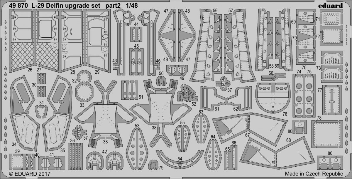 Eduard 49870 L-29 Delfin upgrade set EDUARD 1/48 – image 2