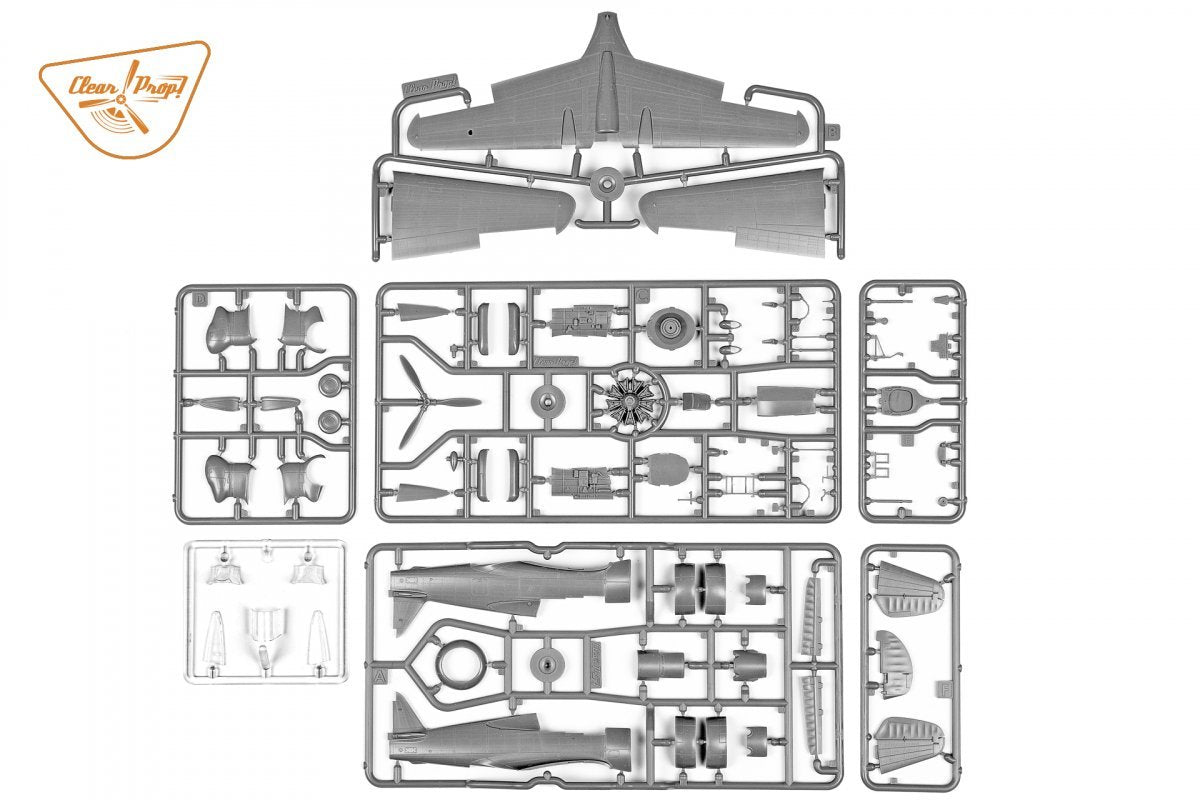 Clear Prop! CP72022 H-75N Hawk STARTER KIT 1/72 – zdjęcie 11