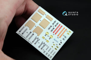 Quinta Studio QD48045 F-16D (block 30/40/50) 3D-Printed &amp;amp; colored Interior on decal paper (for Kinetic kit) 1/48 – image 4