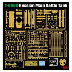 Rye Field Model 5115 Russian T-80UK Main Battle tank 1/35 – zdjęcie 2