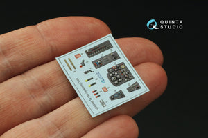 Quinta Studio QD48499 Ta 183 3D-Printed &amp;amp; coloured Interior on decal paper (Academy) 1/48 – zdjęcie 4