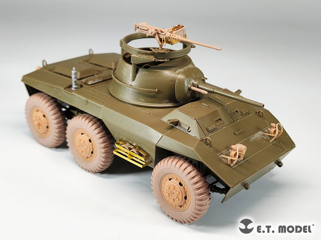 ET Model P35-150 USArmy M8/M20 Light Armored Car Sagged Wheels For TAMIYA Kit 1/35 – image 7