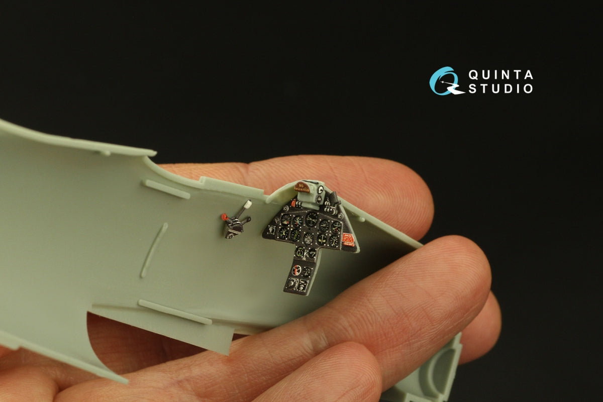 Quinta Studio QD48399 F8F-2 Bearcat 3D-Printed &amp;amp; coloured Interior on decal paper (Academy) 1/48 – zdjęcie 10