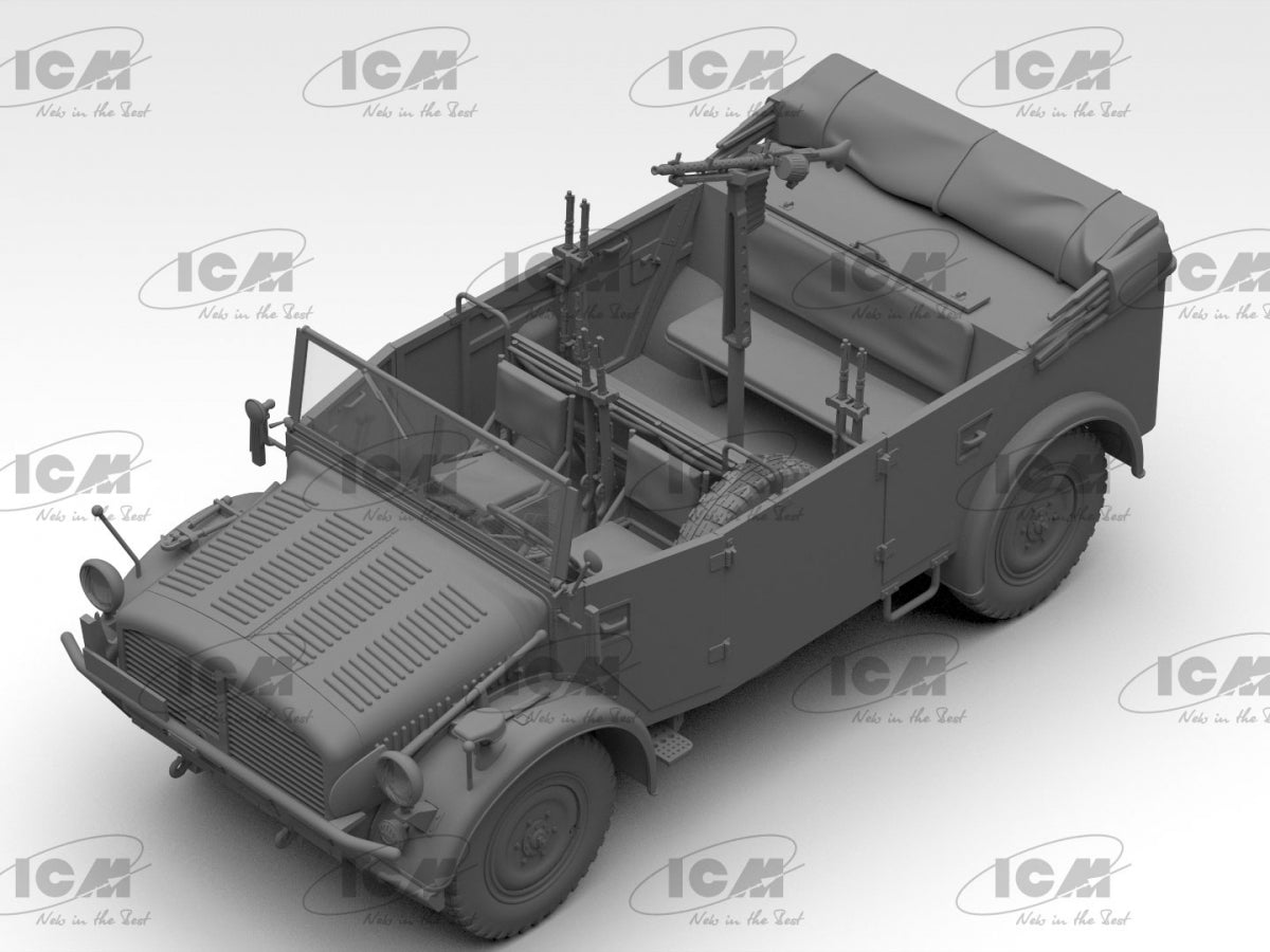 ICM 35502 Kfz.70 with MG 34 WWII German military vehicle 1/35 – zdjęcie 2