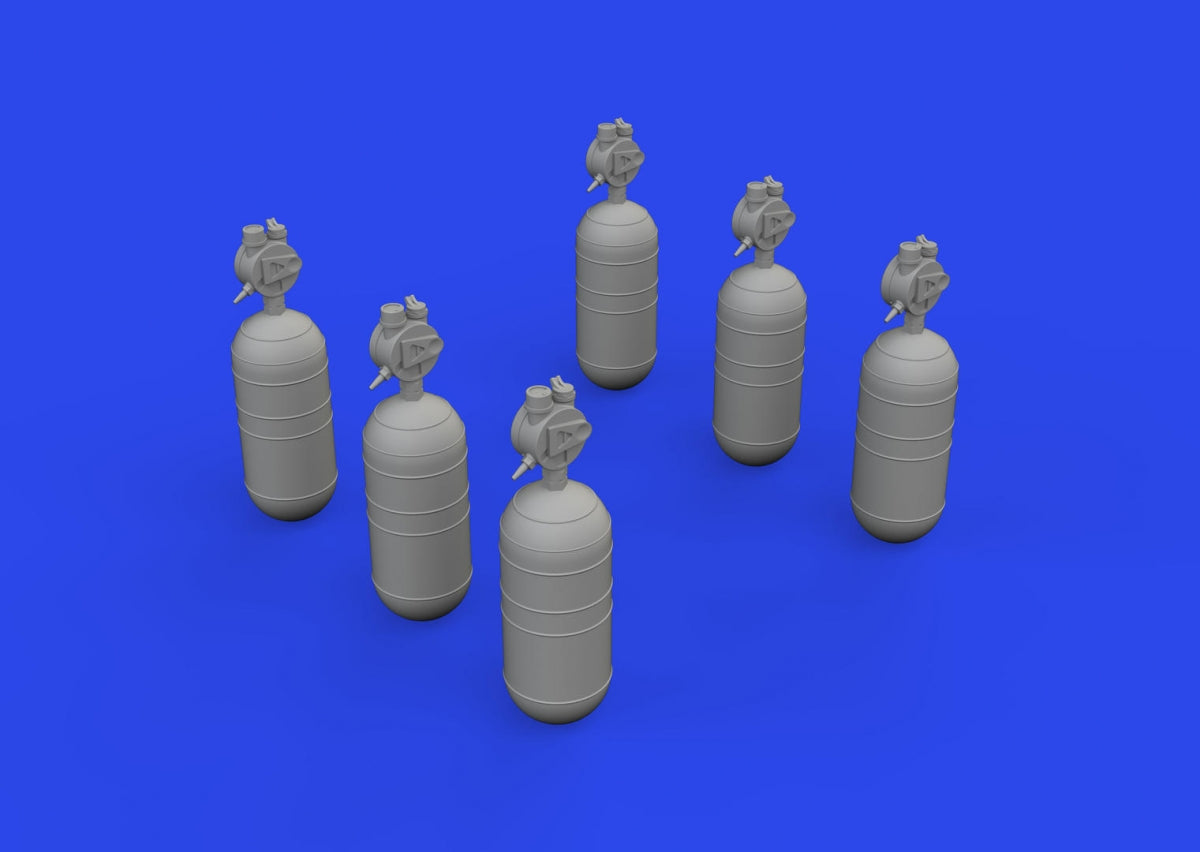 Eduard 632200 WWII USAAF oxygen cylinder A-6 PRINT 1/32 – image 2