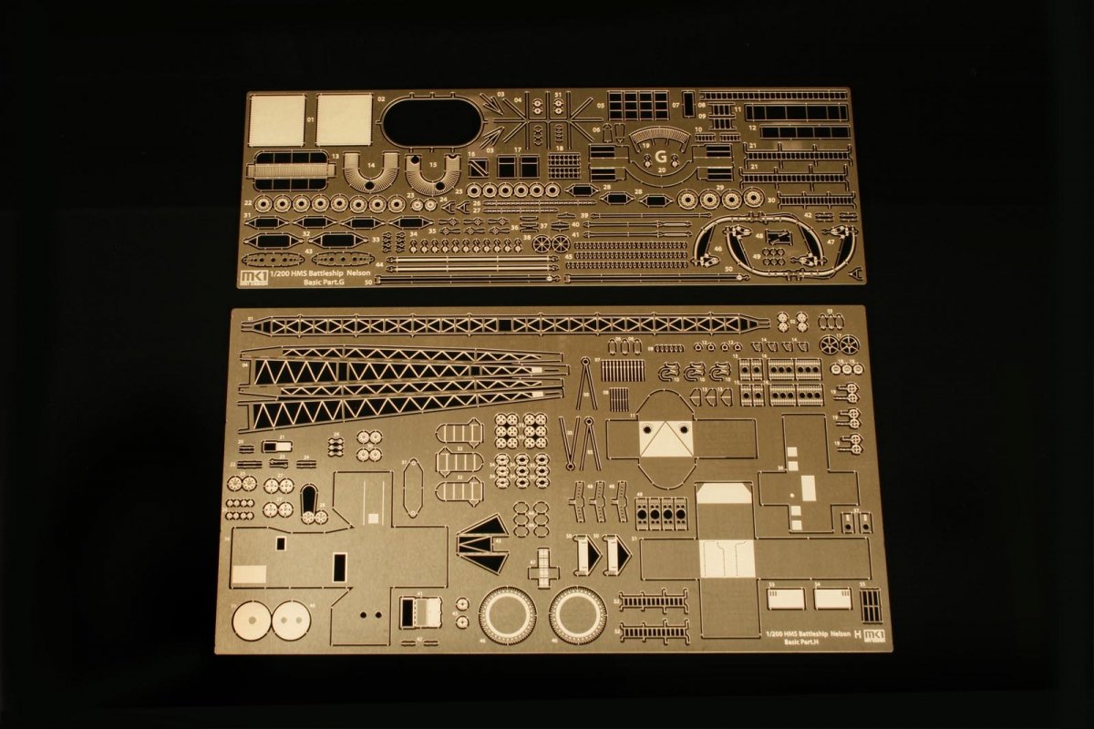MK1 Design MD-20010 HMS Nelson DX Pack 1/200 – zdjęcie 10