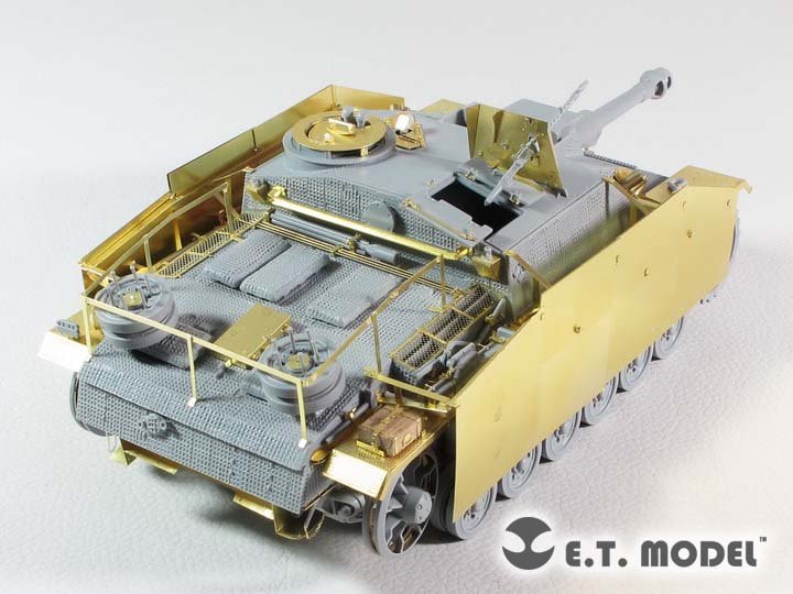 E.T. Model E35-227 WWII German StuG.III Ausf.G Schurzen (Early version) (For DRAGON Smart Kit) 1/35 – zdjęcie 4