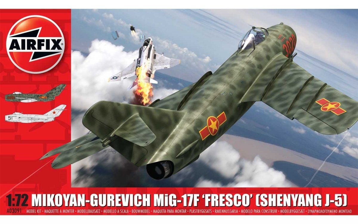 Airfix 03091 Mikoyan-Gurevich MiG-17F "Fresco" 1/72
