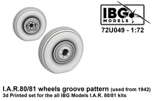 IBG 72U049 IAR 80/81 Wheels Groove Pattern (used from 1942) 1/72