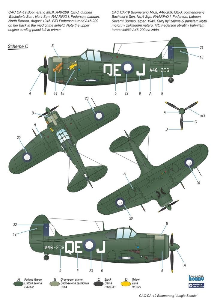 Special Hobby 72426 CAC CA-19 Boomerang ‘Jungle Scouts’ 1/72 – zdjęcie 7