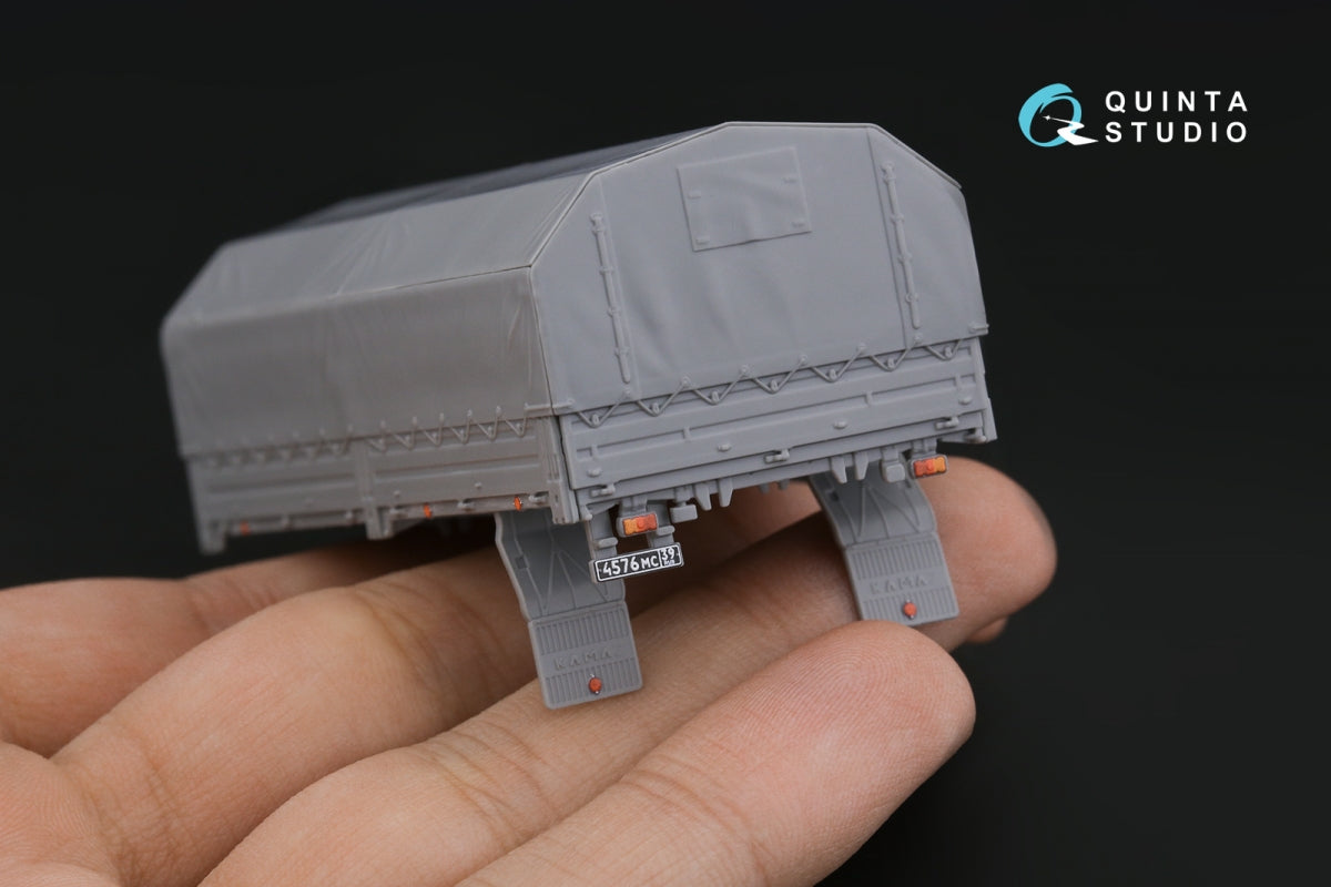 Quinta Studio QD72145 KAMAZ-5350 3D-Printed coloured Interior on decal paper (Zvezda) 1/72 – zdjęcie 12