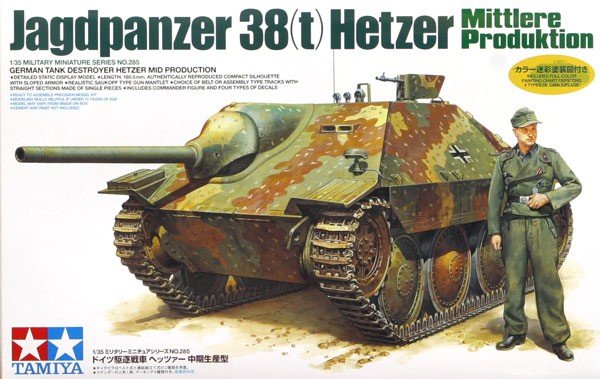 Tamiya 35285 Jagdpanzer 38(t) Hetzer Mittiere Produktion 1/35