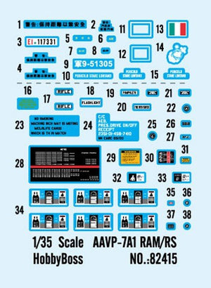 Hobby Boss 82415 AAVP-7A1 RAM/RS 1/35 – zdjęcie 4