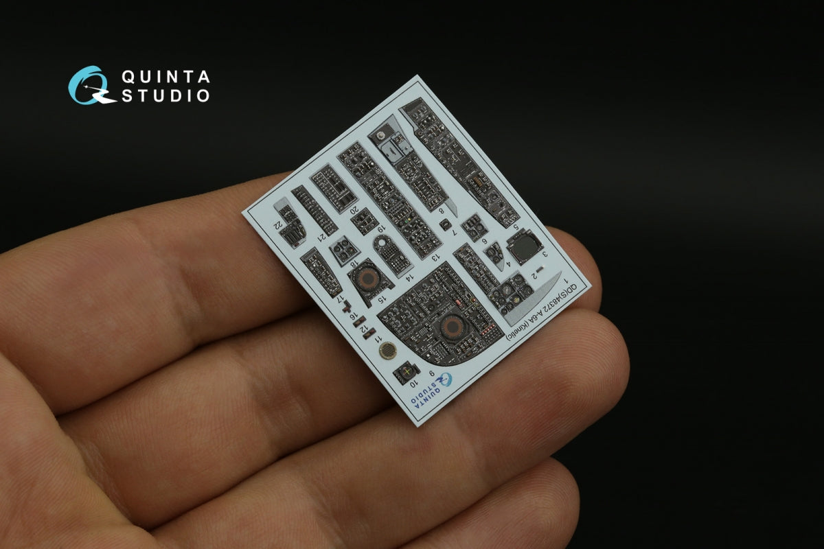 Quinta Studio QDS-48372 A-6A 3D-Printed &amp;amp; colored Interior on decal paper (Kinetic) (Small version) 1/48 – image 3