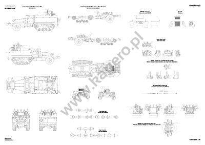 Kagero 7088 M16 Half-Track EN/PL – zdjęcie 5