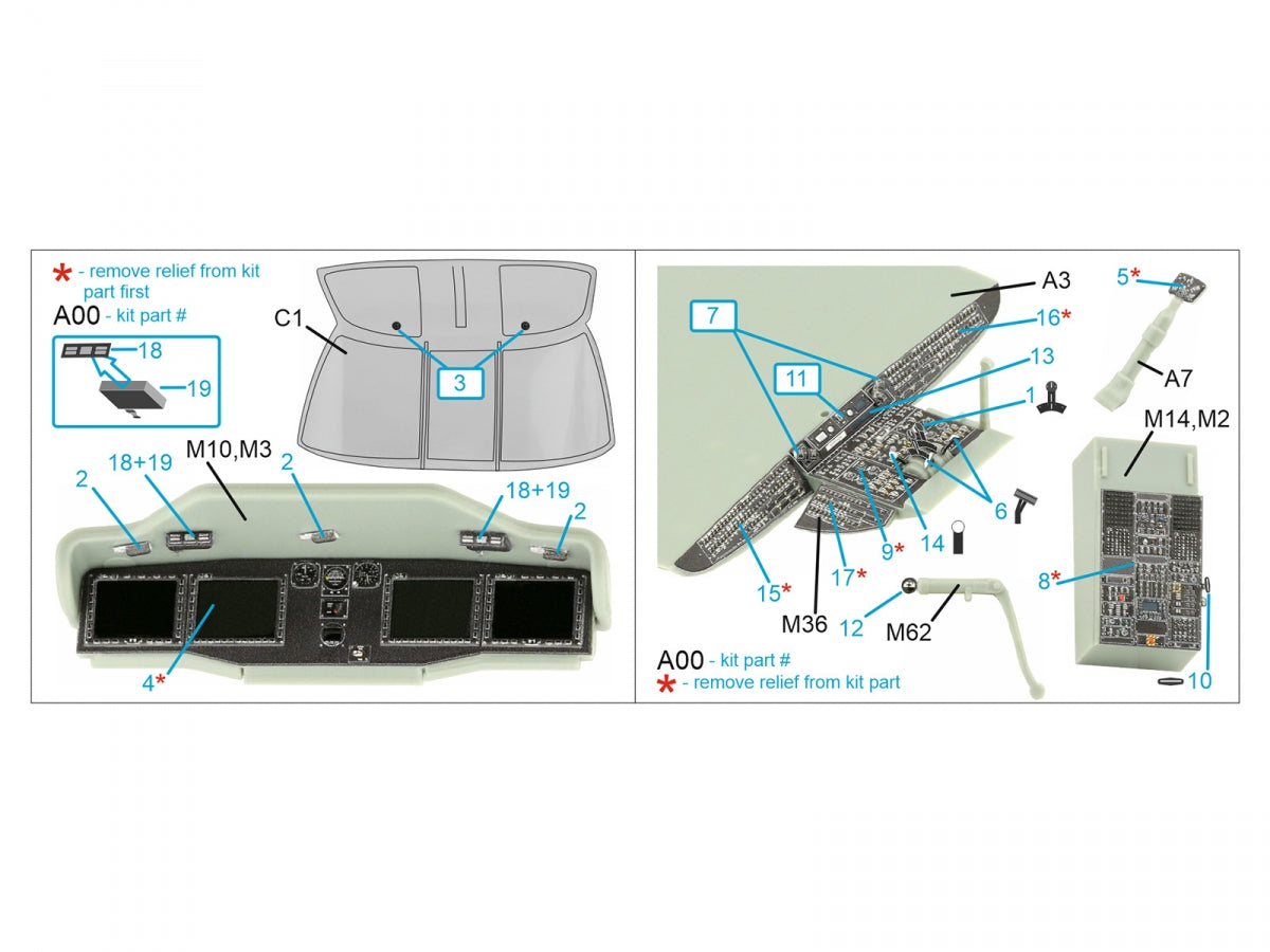 Quinta Studio QDS-35109 MH-60S 3D-Printed &amp;amp; colored Interior on decal paper (Academy) (small version) 1/35 – image 2