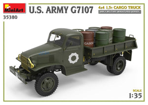 MiniArt 35380 U.S. ARMY G7107 4X4 1,5t CARGO TRUCK 1/35 – zdjęcie 5
