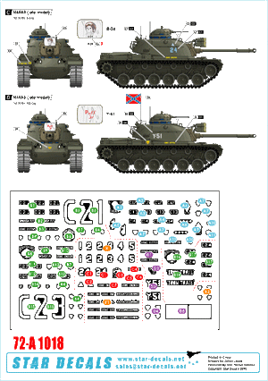 Star Decals 72-A1018 M48A3 Late model 1/72 – image 2