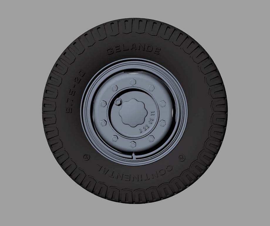 Panzer Art RE35-456 Hanomag SS100 road wheels (Continental) 1/35 – zdjęcie 2