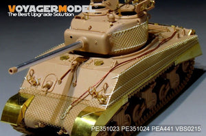 Voyager Model PE351023 WWII US M4A3 (76) w Mid Tank Basic For MENG TS-043 1/35 – zdjęcie 14