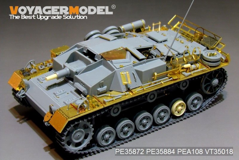Voyager Model PE35872 WWII German StuG.III Ausf.C/D Africa troop Basic for DRAGON 1/35 – zdjęcie 8