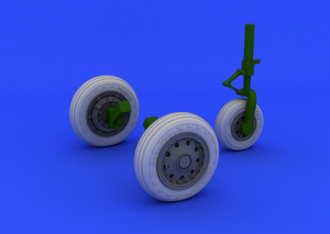 Eduard 632045 F-104 undercarriage wheels early 1/32 ITALERI – zdjęcie 3