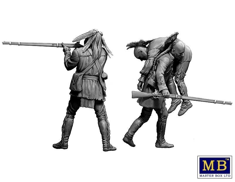 Master Box 35210 Wounded brother. Indian Wars series, 18th century. Kit No. 2 1/35 – image 5