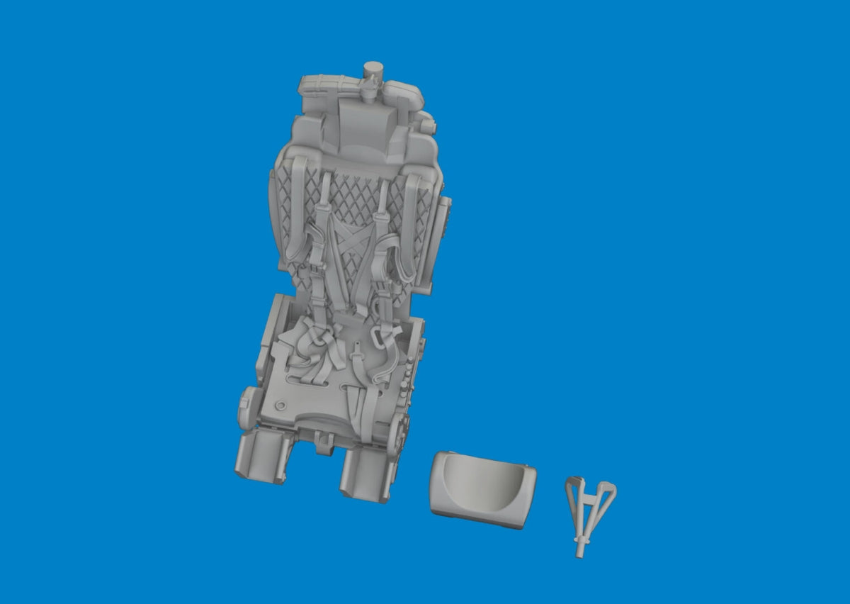 Eduard 672418 MiG-21 seat w/ integral belts PRINT EDUARD 1/72 – zdjęcie 4