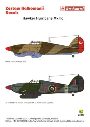 Techmod 24013 - Hawker Hurricane IIc 1/24 – zdjęcie 2