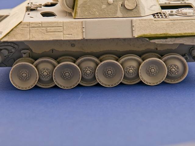 Panzer Art RE35-326 Roues à effet de burn pour char « Panther » 1/35